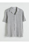 Lcw Vision Navy Blue Polo Neck Striped Men's T-Shirt - 5