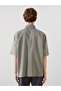 Nevavm Comfortable Fit Short Sleeve Linen-Look Men's Shirt with Difference - 8