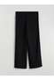 Peak New Season Elastic Waist Textured Wide Leg Women's Trousers - 6