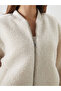 College Collar Women's Plush Coat - 4