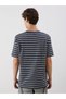 Xside Crew Neck Striped Men's T-Shirt - 4