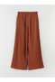 Özmarka New Season Elastic Waist Textured Muslin Women's Trousers - 6