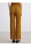 Elastic Waist Textured Women's Trousers - 4