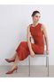 Peak New Season Crew Neck Shirred Bodycon Dress - 4