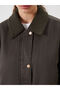 Lcw Modest Khaki Velvet Collar Women's Jacket - 3