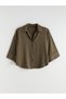 Peak New Season Textured Oversize Women's Shirt - 5