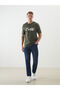 Lcwaikiki Classic Crew Neck Printed Combed Cotton Mens T-Shirt - 2