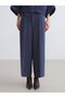Lcw Vision Navy Blue Modal Blend Wide Leg Women's Trousers - 4