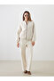 College Collar Women's Plush Coat - 3