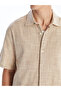قميص رجالي مخطط بأكمام قصيرة من NEVAVM Farkily Comfy Fit - 3