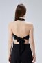 Buttoned Stand Collar Ball - 4