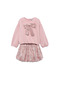 Blouse Skirt Set Dusty Pink Child 5539 - 2
