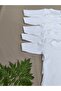 5-Piece Long Sleeve Cotton Envelope Collar Bodysuit for Girls and Boys with Snap Fasteners - 4