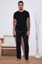 Cotton Regular Fit Regular Waist Straight Leg Pajama Bottoms with Pockets Men's Pajama Bottoms 6574003