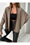Women's Knitwear Beard Poncho Cardigan - 6