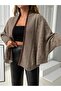 Women's Knitwear Beard Poncho Cardigan - 2