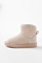 Beige Suede Fur Lined Orthopedic Non-Slip Sole Children's Winter Boots - 3