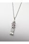 Non-Tarnish Steel Zircon Stone Movable Fish Necklace - 5