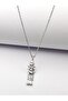 Non-Tarnish Steel Zircon Stone Movable Fish Necklace - 3