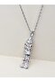 Non-Tarnish Steel Zircon Stone Movable Fish Necklace