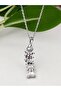 Non-Tarnish Steel Zircon Stone Movable Fish Necklace - 4