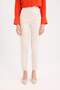 Cigarette Regular Waist Straight Leg Satin Pants J8743Az25Sm - 3