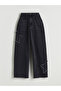 Star Embroidered Wideleg Girls' Jean Trousers (W5)