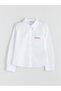 Two Mt Shop Quality Lcw Kids White Poplin Embroidered Standard & Regular Girls' Shirt - 5
