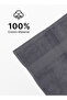 2-Piece Cotton Bath Towel Set |550 GSM, Ultra-Soft and Highly Absorbent (70x140 cm) - White & Grey - 8