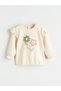 Crew Neck Floral Baby Girl Sweatshirt and Leggings 2-Piece Set (W5)
