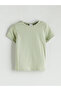 Seray New Season Crew Neck Basic Baby Girl T-Shirt and Shorts 2-Piece Set - 2