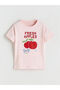 Crew Neck Printed Baby Girl T-Shirt