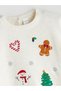 Crew Neck Christmas Themed Girl's Knitwear Sweater - 2