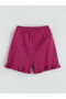 Vizyon New Season Lace-Like Knit Ruffled Girls' Knitwear Blouse and Shorts - 5