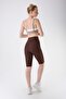 425 Brown Color Normal Waist Leggings with Recovery and Extra Stretch Effect - 3