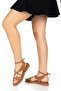 Women's Genuine Leather Ankle Strap Sandals 6332 Taba - 3
