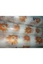 Foam Shelf Cover Cover Wild Flowers Copper Tone Orange 45 Cmx 4m - 3