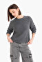 Women's Sweater L2567Az/Ar61 Anthra Melange - 3