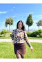 Leopard Patterned Soft Sweater - 6