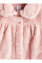 Esvab • Modern & Distinctive Bebe Roba Collar Baby Girl Plush Coat - 4