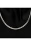 Colier Plat Snake Argintiu - 2
