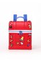 Mini EVA Rubber Tote Bag with Charms | Cute Beach Bag for Kids (Girls & Boys) - (Red)