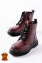 Genuine Leather Sewn to Orthopedic Sole Waterproof Keeps Warm Unisex Children's Daily Boots - 2