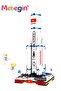 303PCS Rocket Launch Building Blocks Set with 2 Mini Astronauts, Space Rocket Launch Center Building - 8