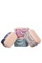 Beautiful Life Stainless Steel - Vacuum 3-Compartment Lunch Box with Fork+ Spoon 450X400 Ml. - 4