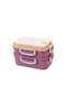 Beautiful Life Stainless Steel - Vacuum 3-Compartment Lunch Box with Fork+ Spoon 450X400 Ml.