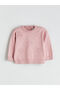 Two Mt Shop Quality Lcw Baby Pink Oval Collar Baby Girl Knitwear Sweater and Leggings 2-Piece Set - 2
