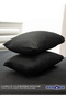 Double Striped Fitted Elastic Bedsheet with 2 Pillow Case 160 x 200 Cm (Black) - 3