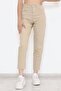 Ns-29828 Beige Super High Waist Mom Jeans Pantalon - 3