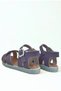 Girl's Baby Comfortable Open-Front Wedge Heeled Buckle Flexible Easy-To-Wear Sandals Slippers - 6